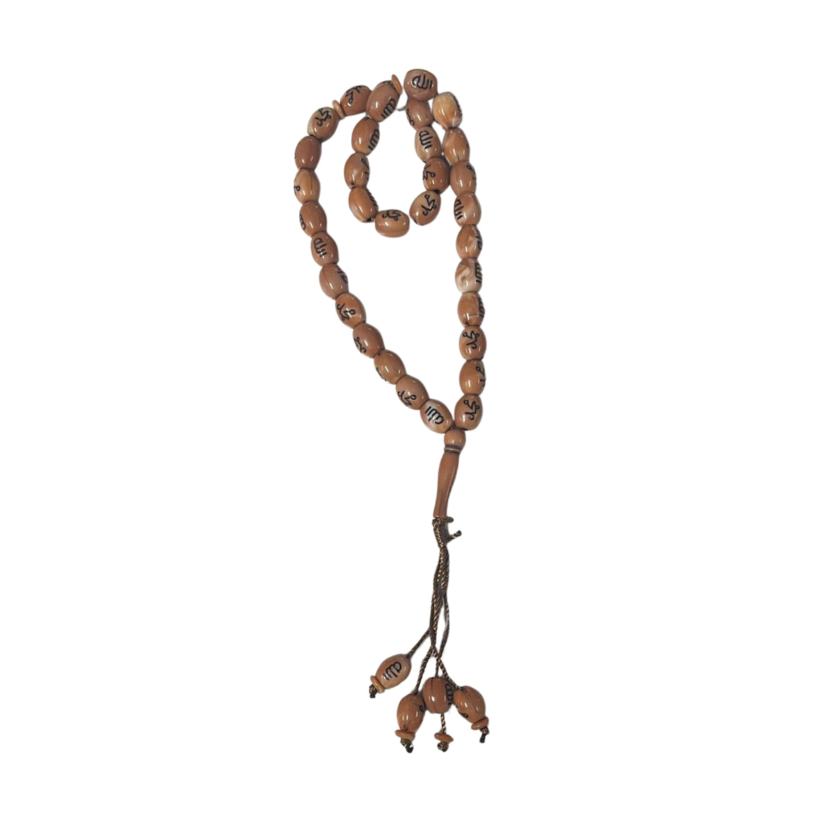 33 Beads | Allah Muhammad | Tan