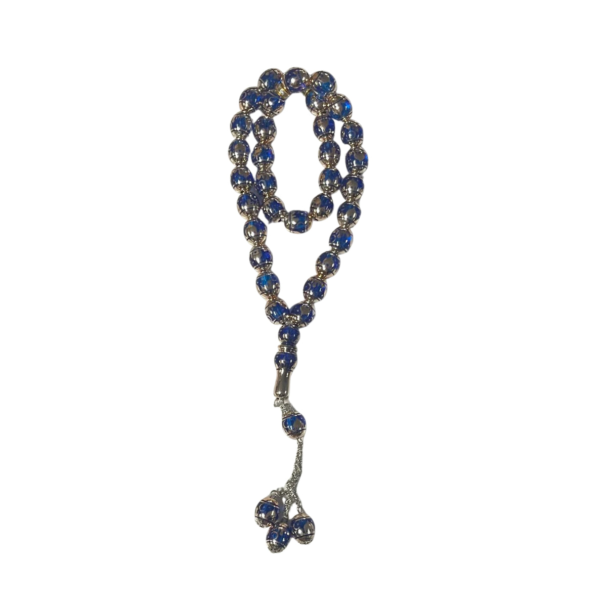 33 Beads | Crescent Mosque | Blue & Gold