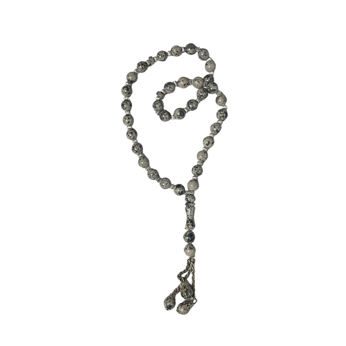 33 Beads | Premium | Grey & Silver