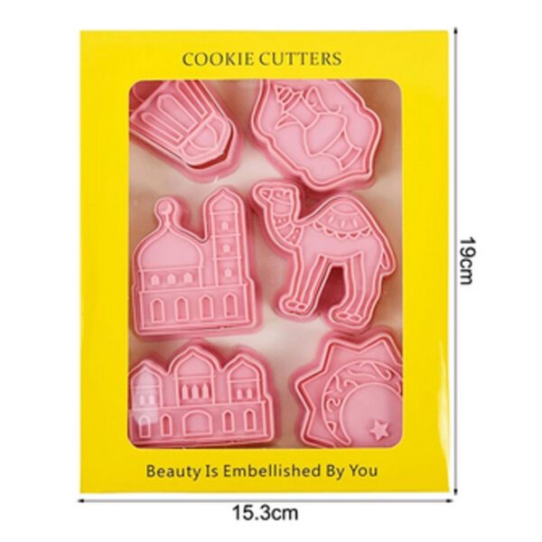 6pcs Cookie Cutter Mold Set