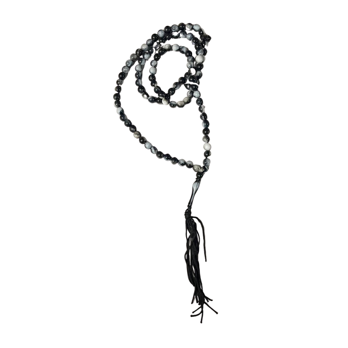 99 Beads | Black & White Ombre