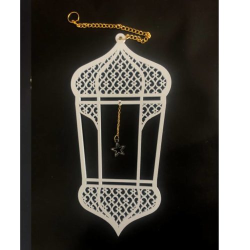 Hanging Lantern Star | White