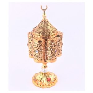 Bukhoor Burner Tulip Dome | Gold