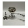 Medium Bukhoor Burner with Handle | Silver