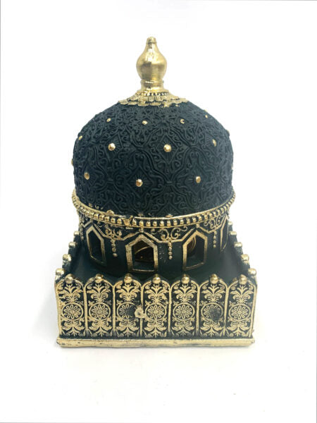 BKB Mosque Ceramic - Black & Silver