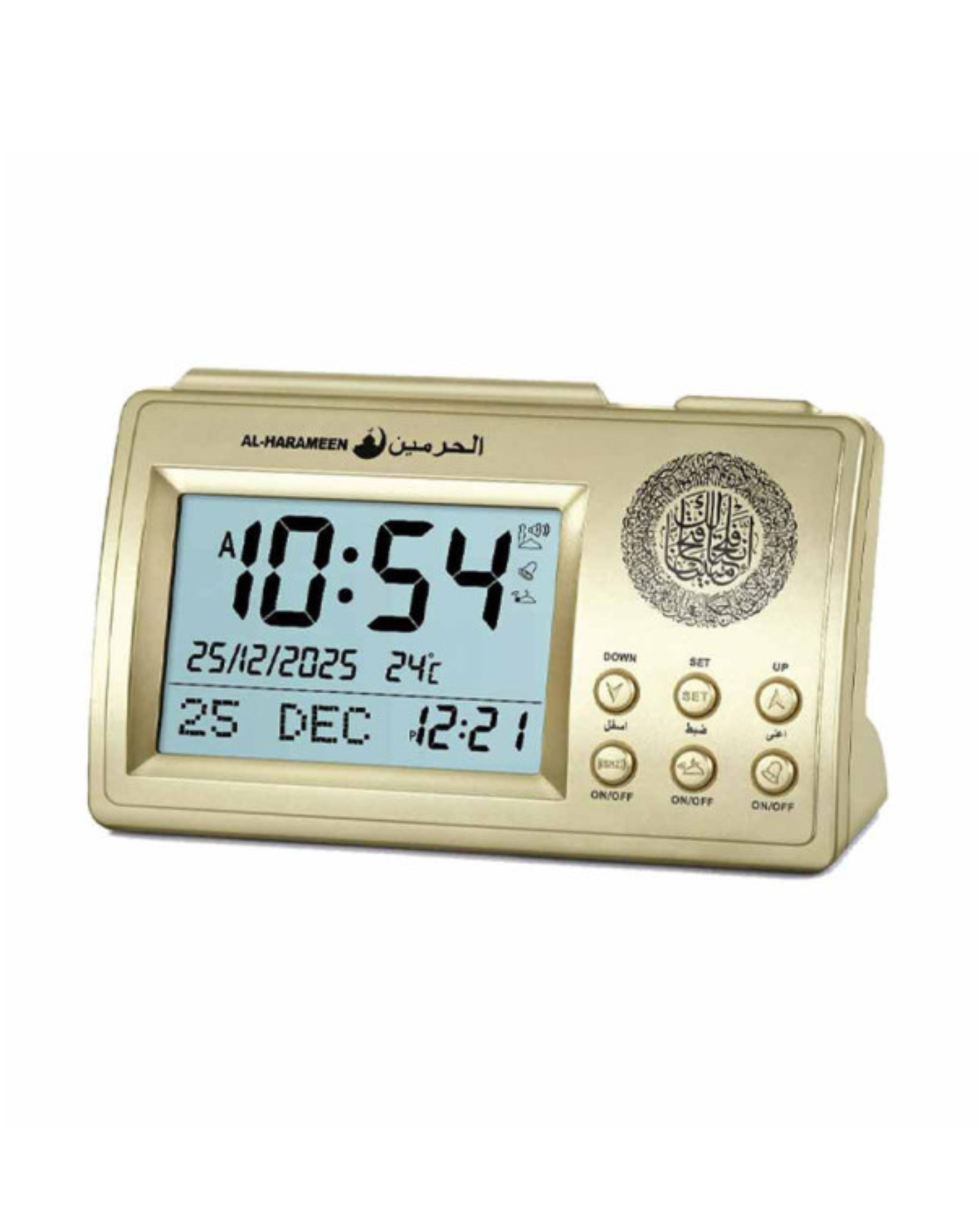 Table Athan Clock | Gold