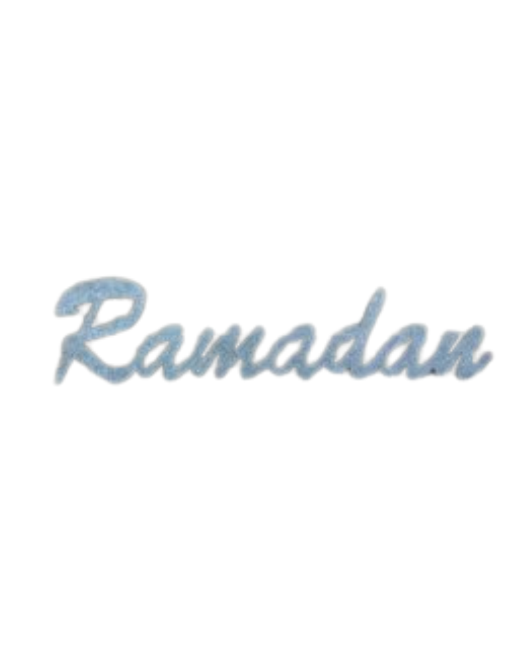 Ramadan Wooden Word | Silver