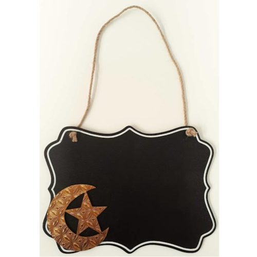 Hanging Blackboard Moon Star