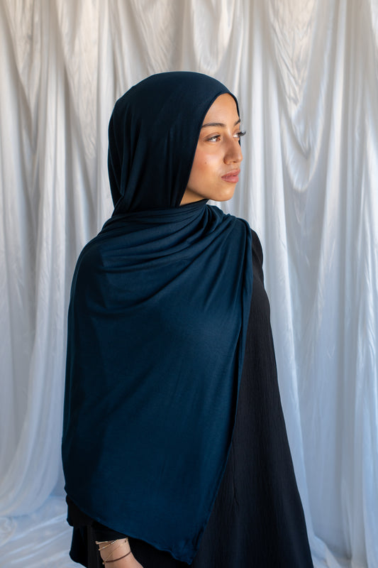 Jersey Hijab | Deep Teal