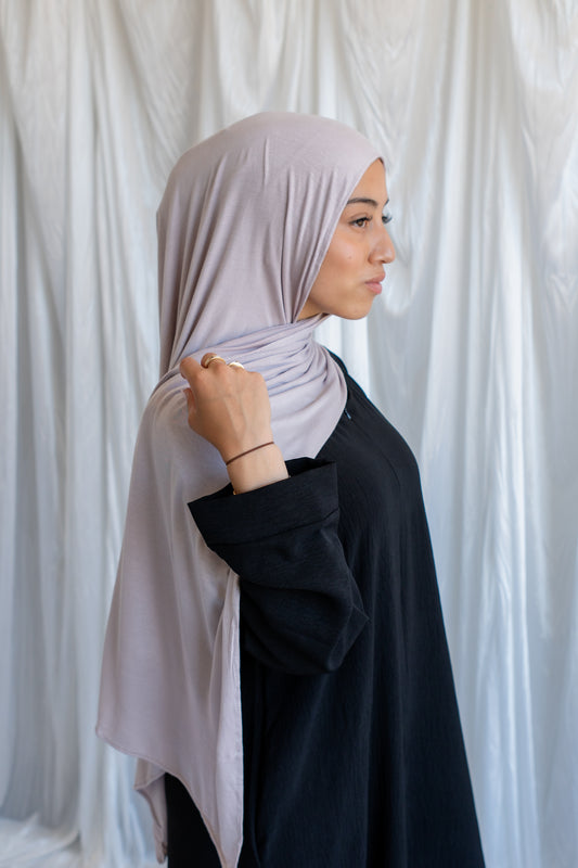 Jersey Hijab | Pale Grey