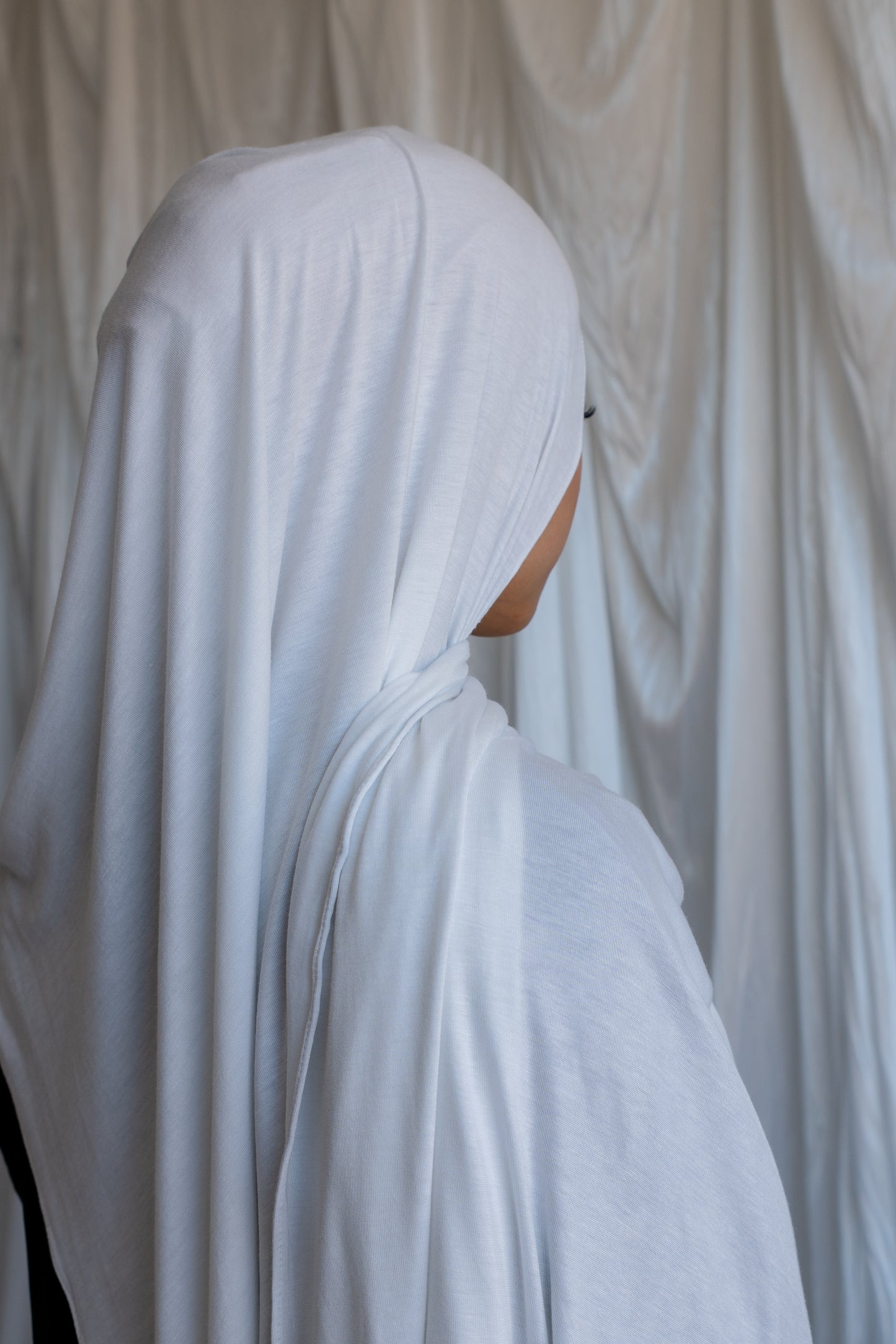 Jersey Hijab | White