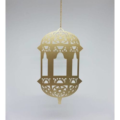 Magnolia Hanging Lantern | Gold