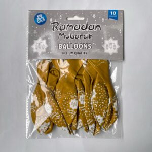 Ramadan Mubarak Balloons | Gold