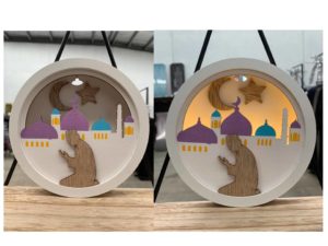 Light Up Round Circle | Praying