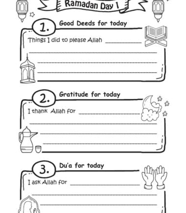 My First Ramadan Journal