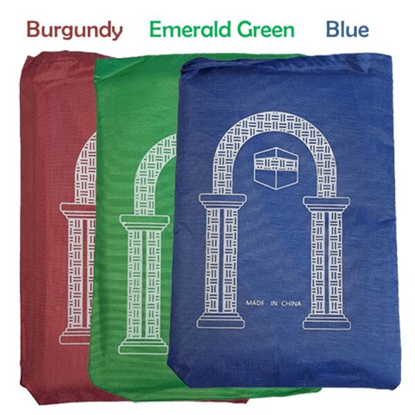 Plastic Travel Prayer Mat | Emerald Green