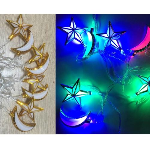 Star & Moon Lighting 20pc | Gold