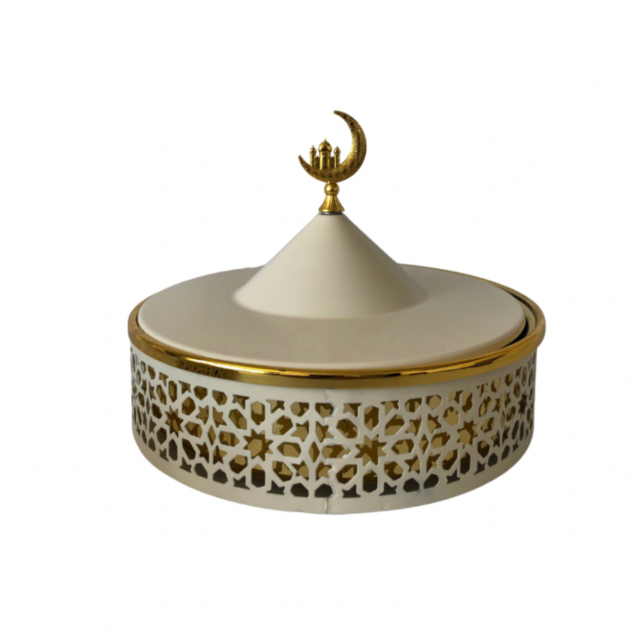 Traditional Large Serving Tray - White