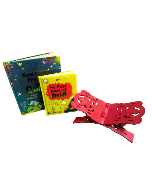 Quran Stand | Leaf Red