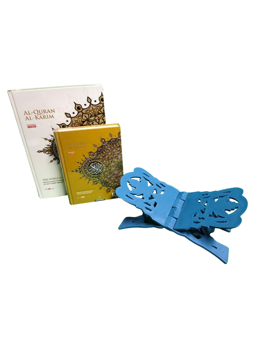 Quran Stand | Leaf Blue
