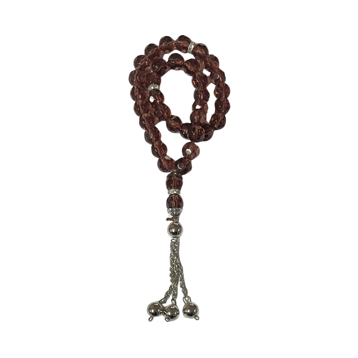 33 Beads | Crystal | Brown