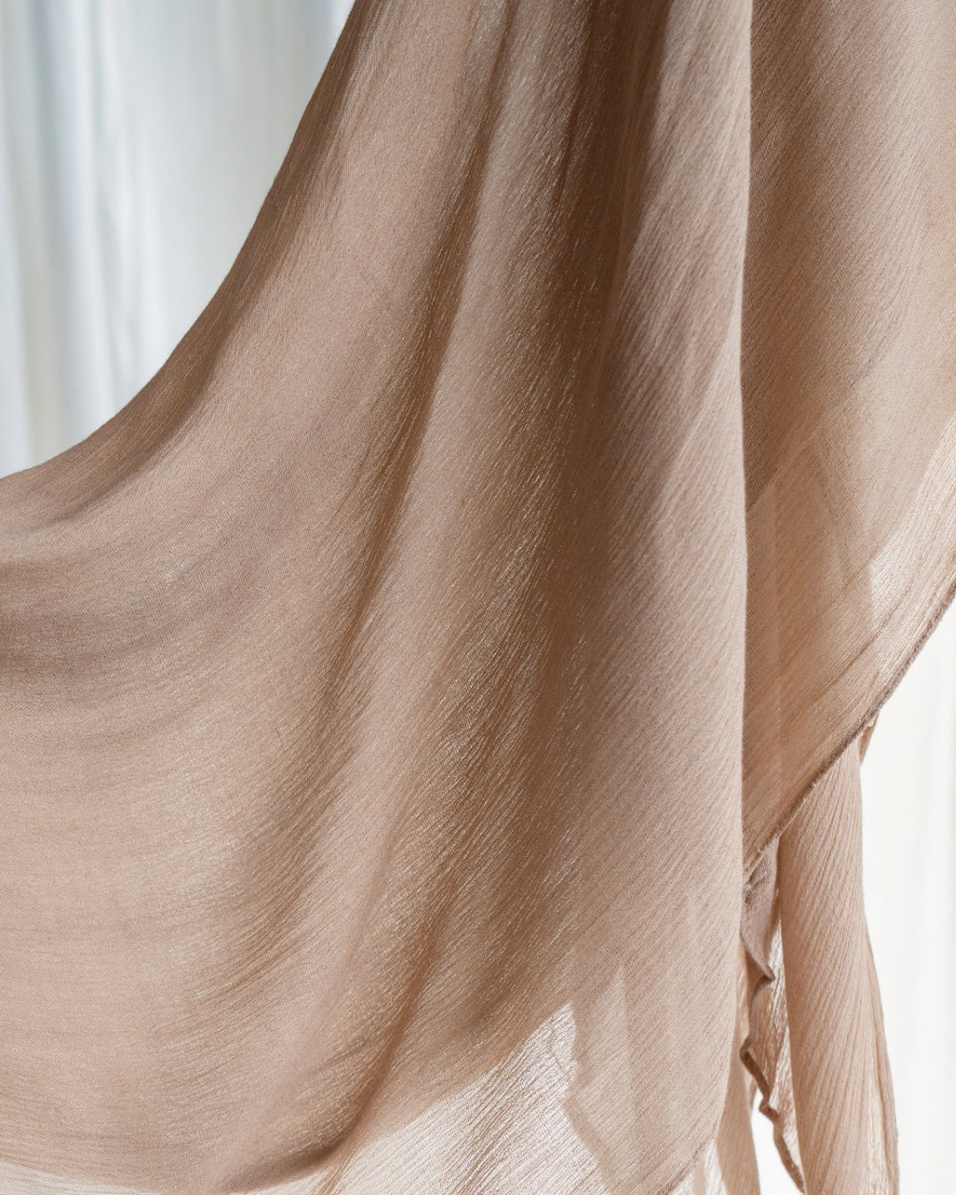 Crinkle Rayon Hijab | Beige