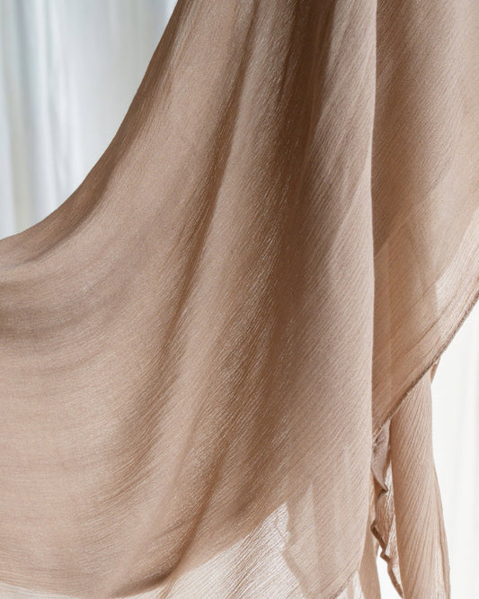 Crinkle Rayon Hijab | Beige