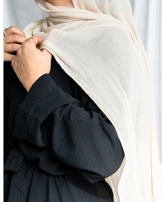 Crinkle Rayon Hijab | Linen