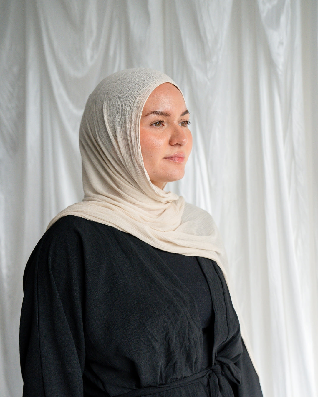 Crinkle Rayon Hijab | Linen