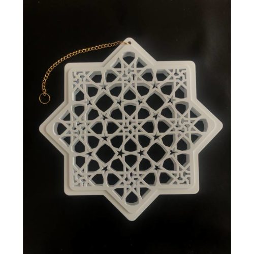 Hanging Octagon - White