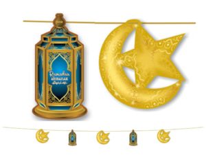 5pc Moon-Star Lantern Combo | Blue