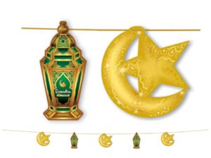 5pc Moon-Star Lantern Combo | Green