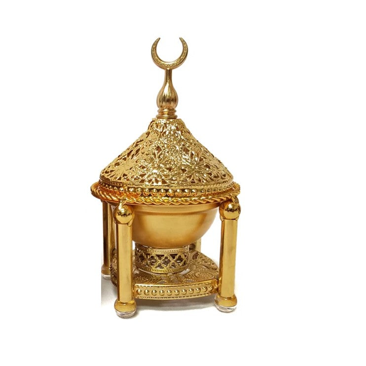 Crescent Dome Bukhoor Burner | Gold