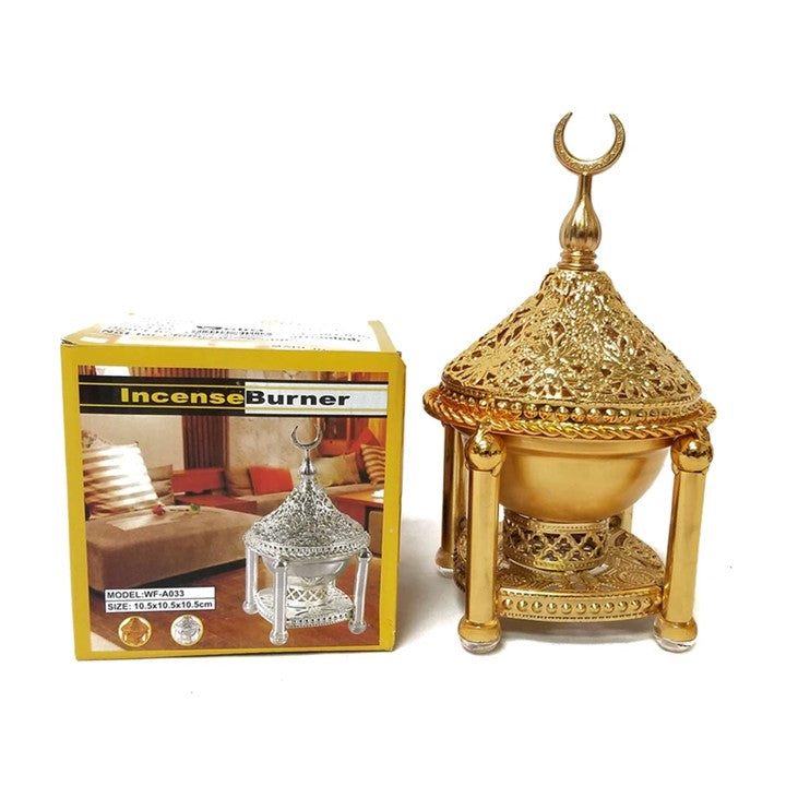 Crescent Dome Bukhoor Burner | Gold