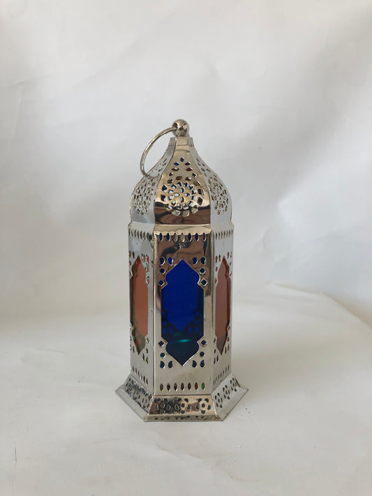 Classic Slim Silver Lantern