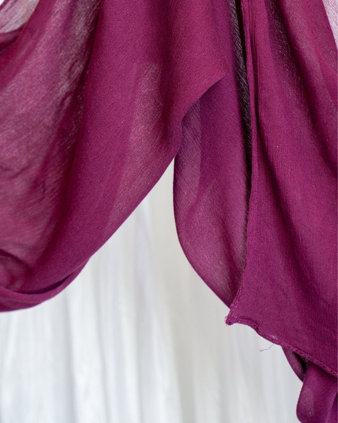 Crinkle Rayon Hijab | Mulberry