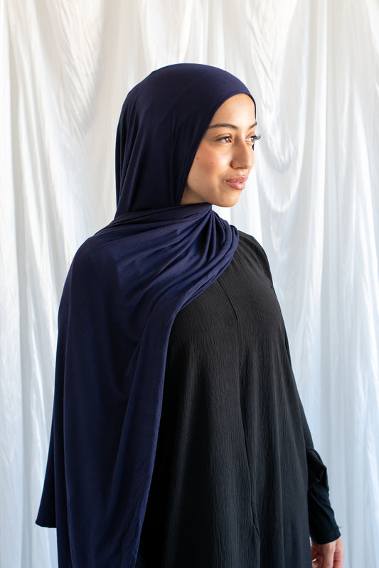 Jersey Hijab | Navy
