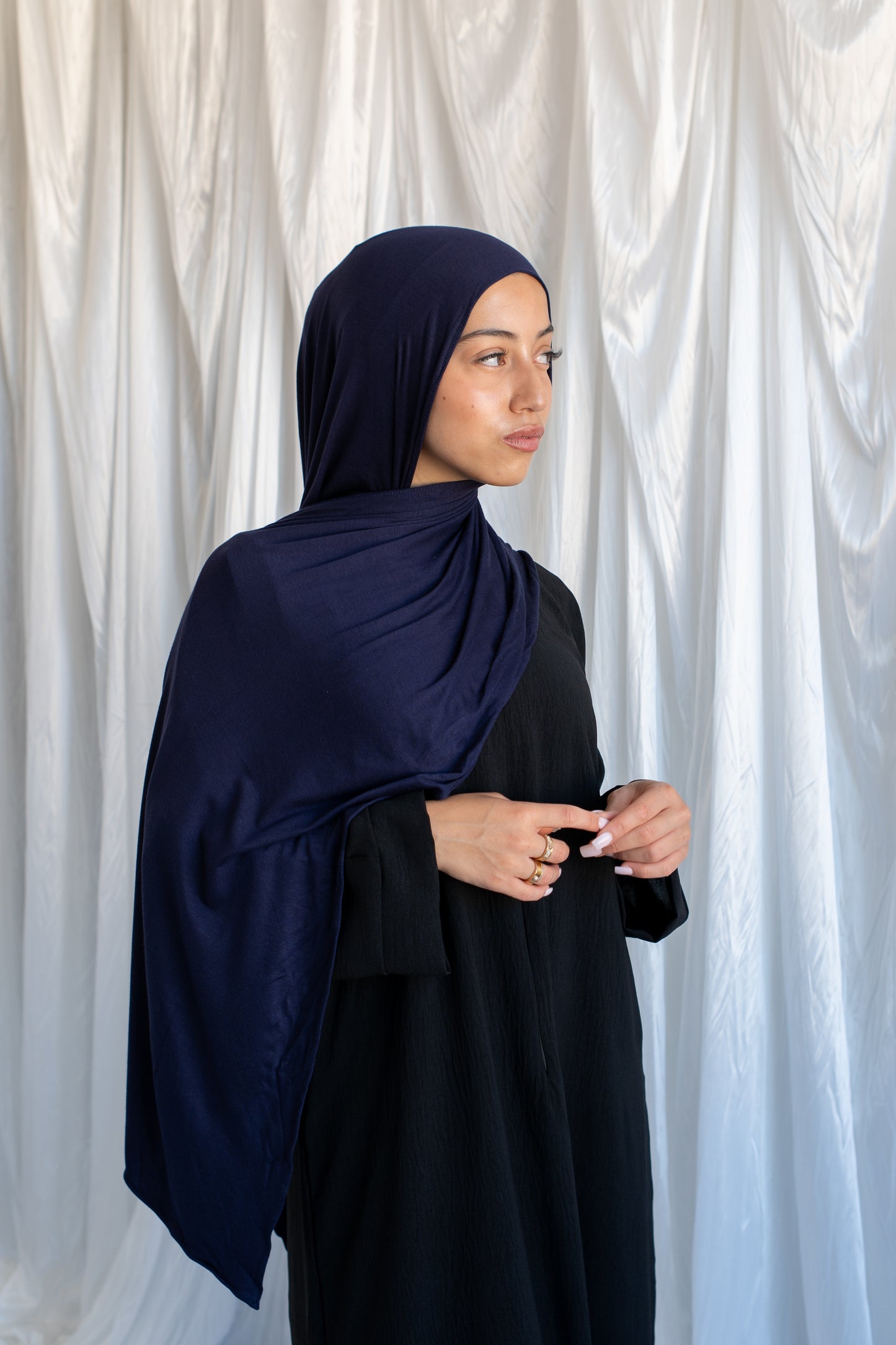 Jersey Hijab | Navy