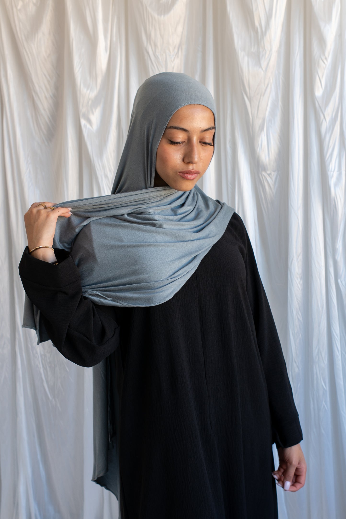 Jersey Hijab | Dark Cyan