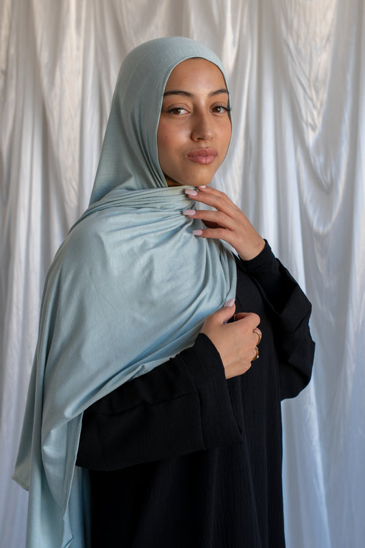 Jersey Hijab | Powder Blue