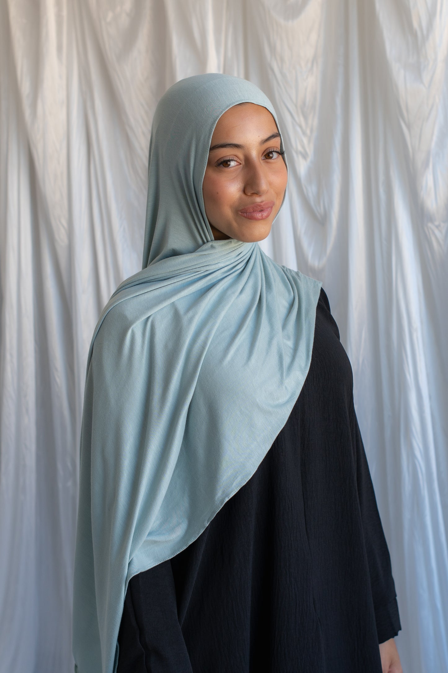 Jersey Hijab | Powder Blue