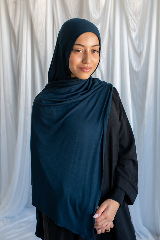 Jersey Hijab | Deep Teal