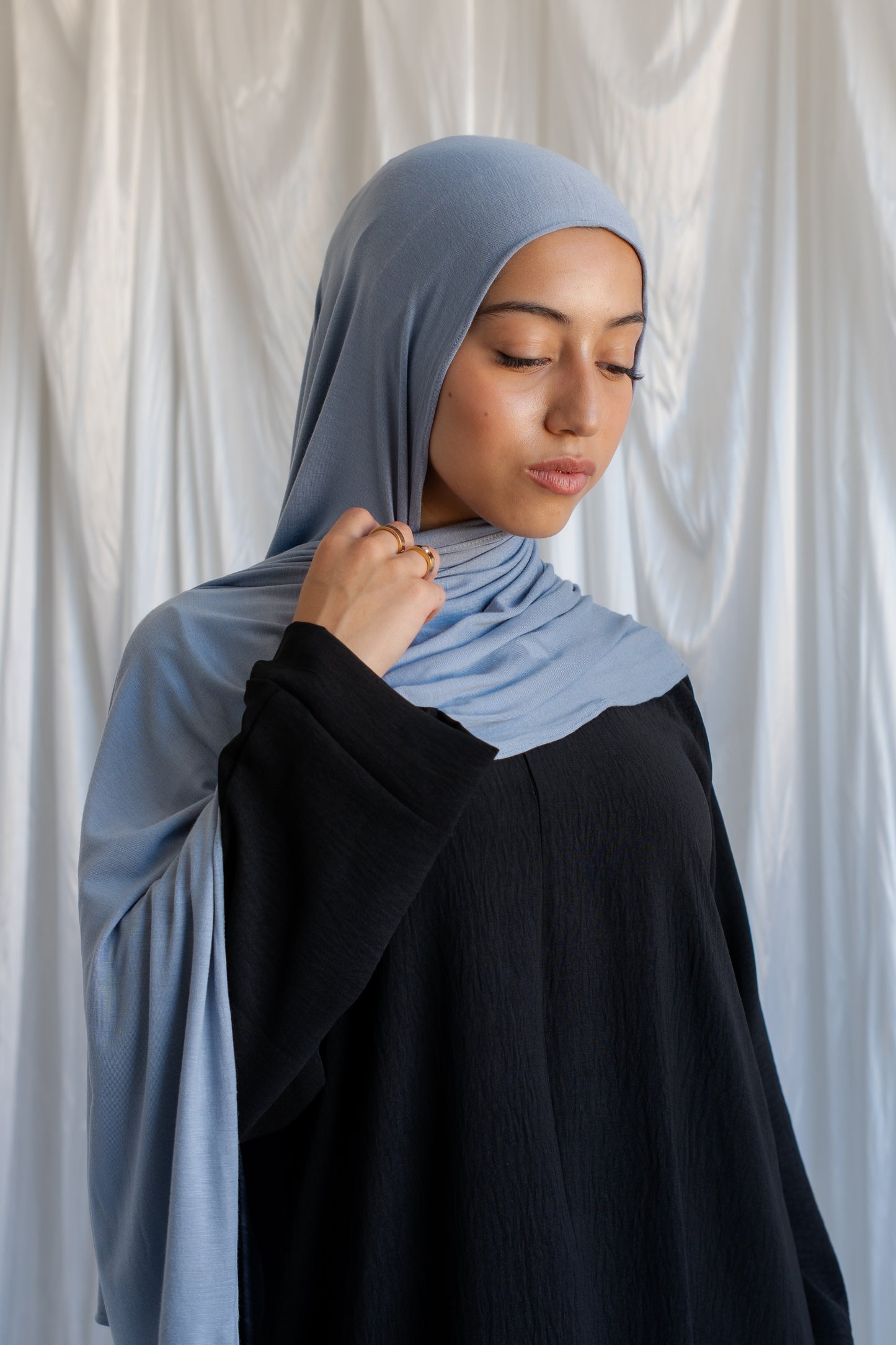 Jersey Hijab | Light Blue