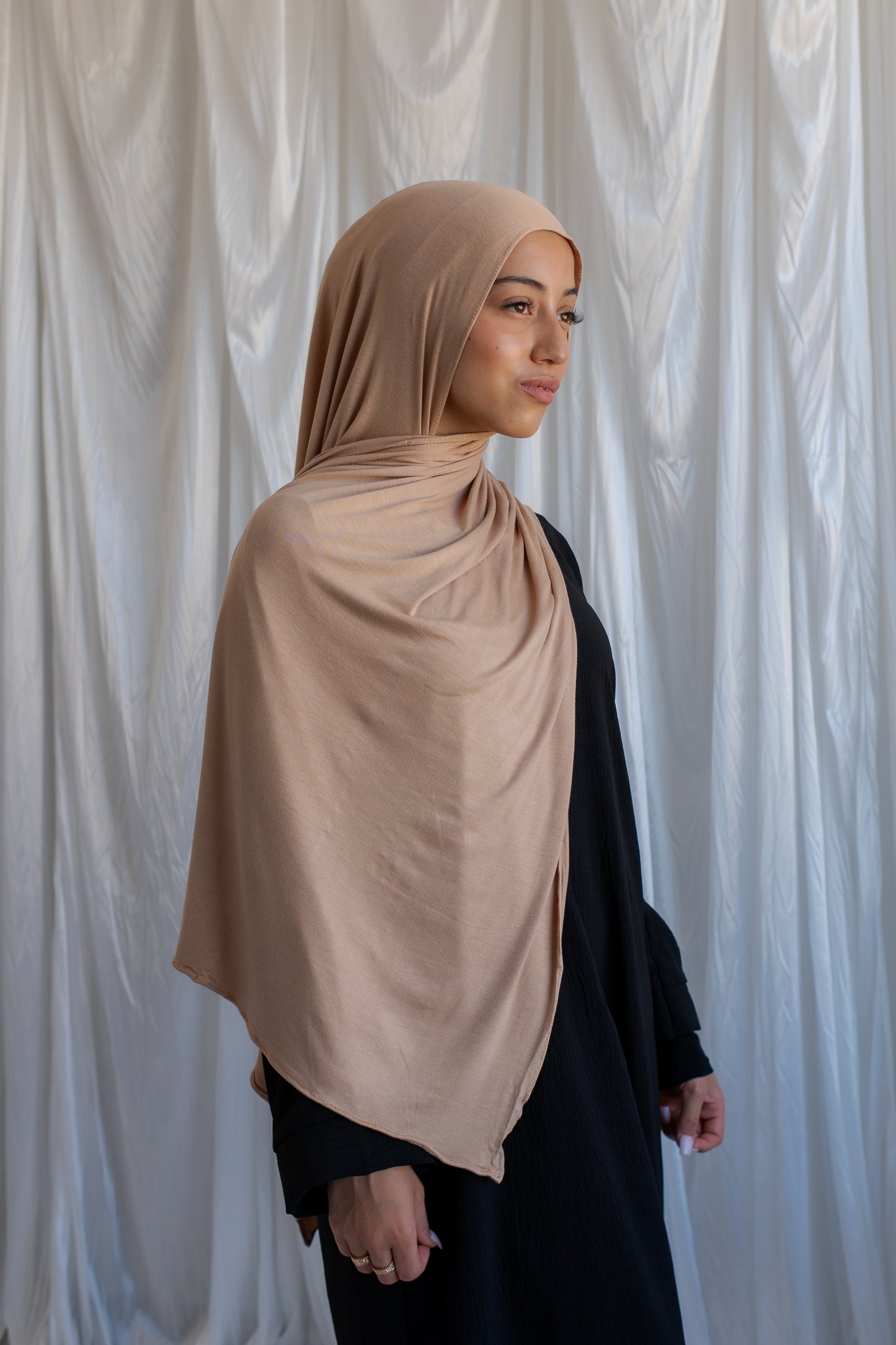 Jersey Hijab | Tan