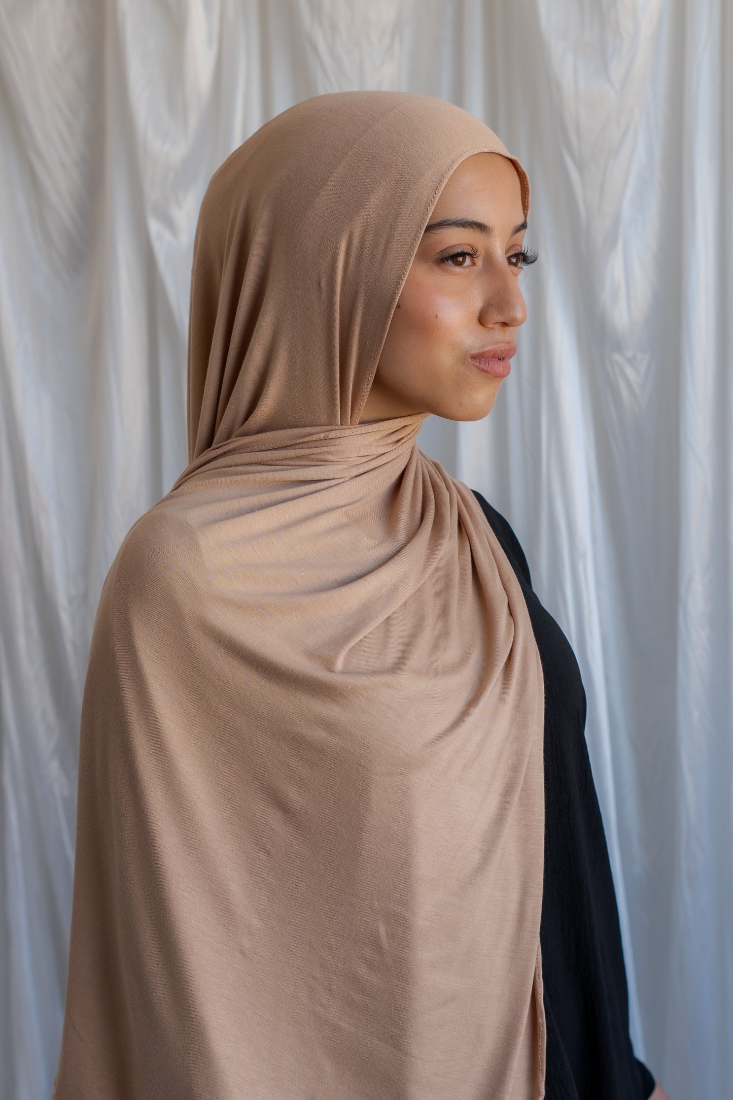 Jersey Hijab | Tan