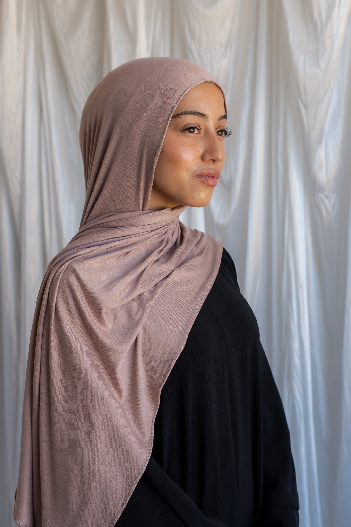 Jersey Hijab | Pastel Brown
