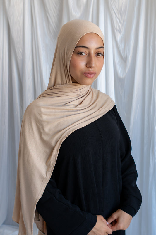 Jersey Hijab | Stone