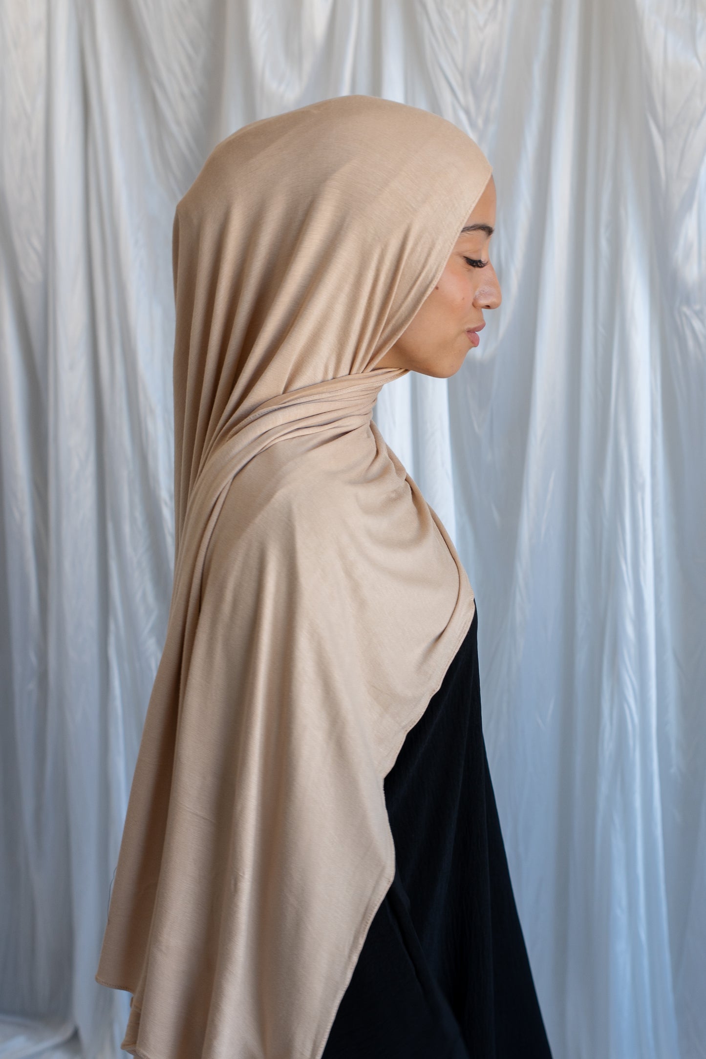 Jersey Hijab | Stone