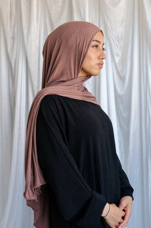 Jersey Hijab | Blush Brown