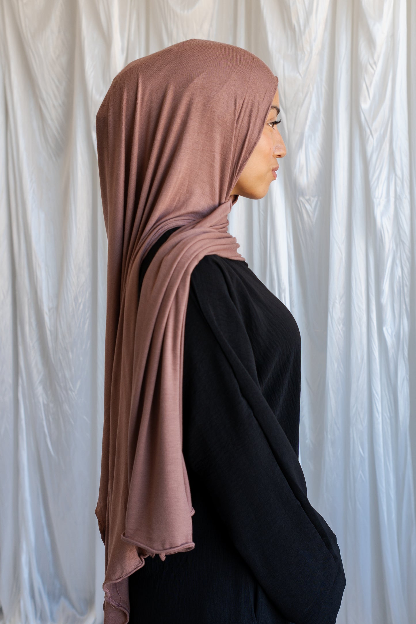 Jersey Hijab | Blush Brown